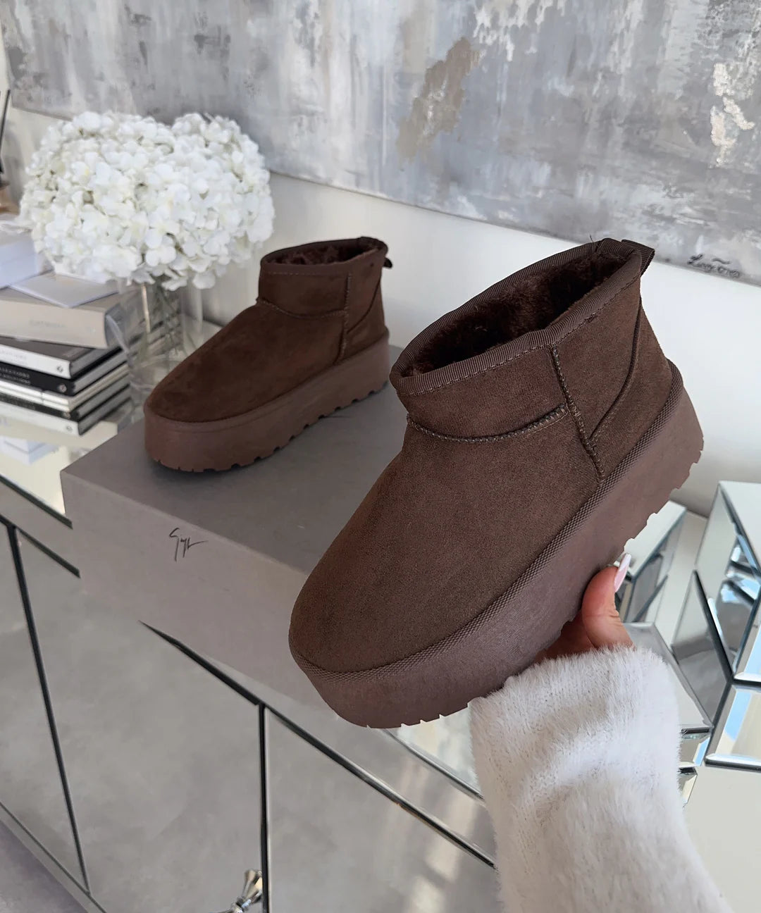 LINA TEDDY BOOTS