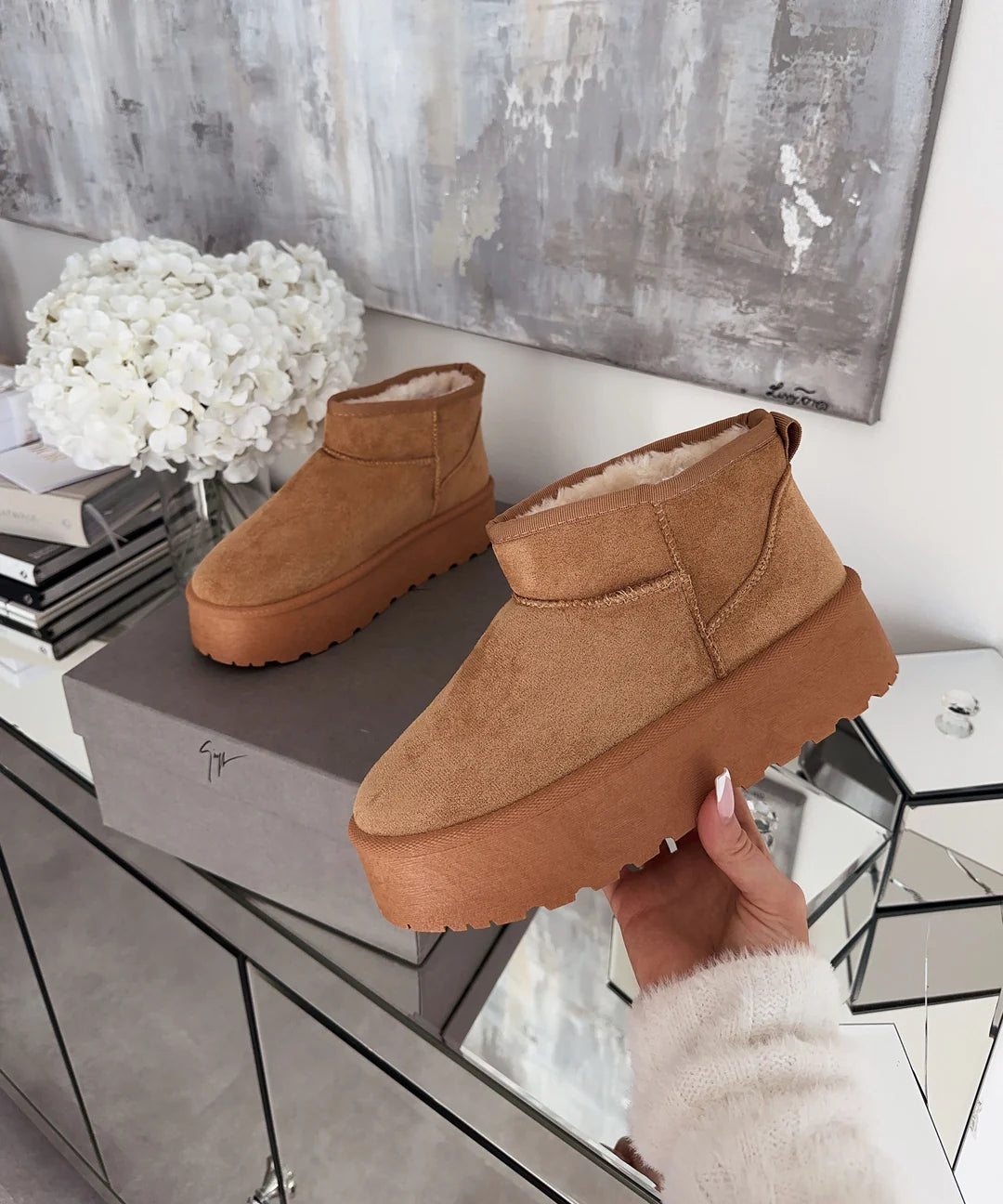 LINA TEDDY BOOTS